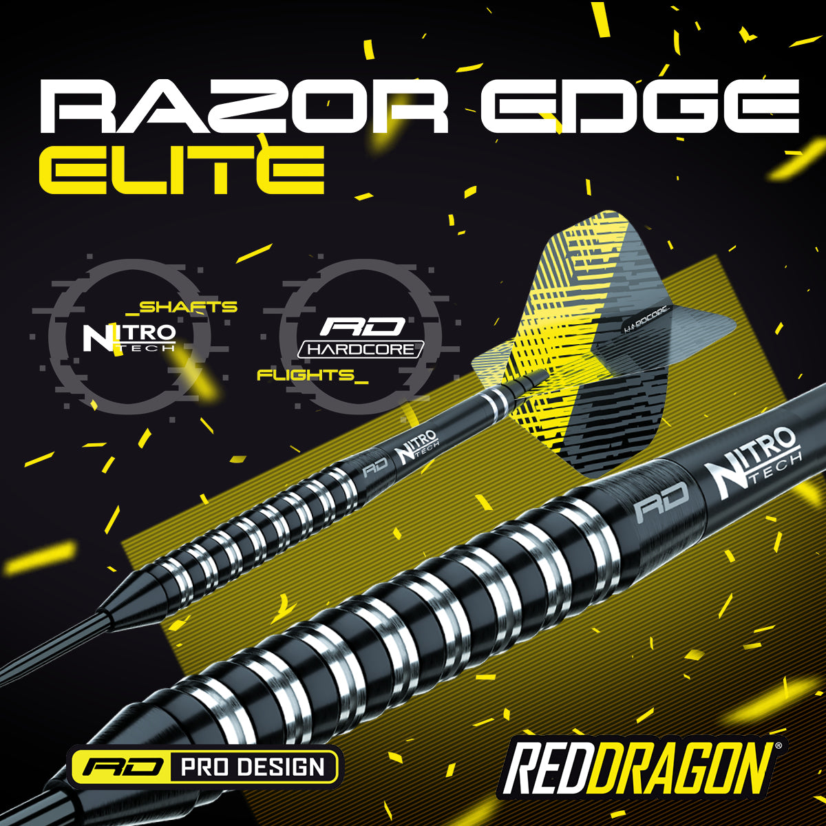 RedDragon Razor Edge Elite 90% wolfraamstalen darts