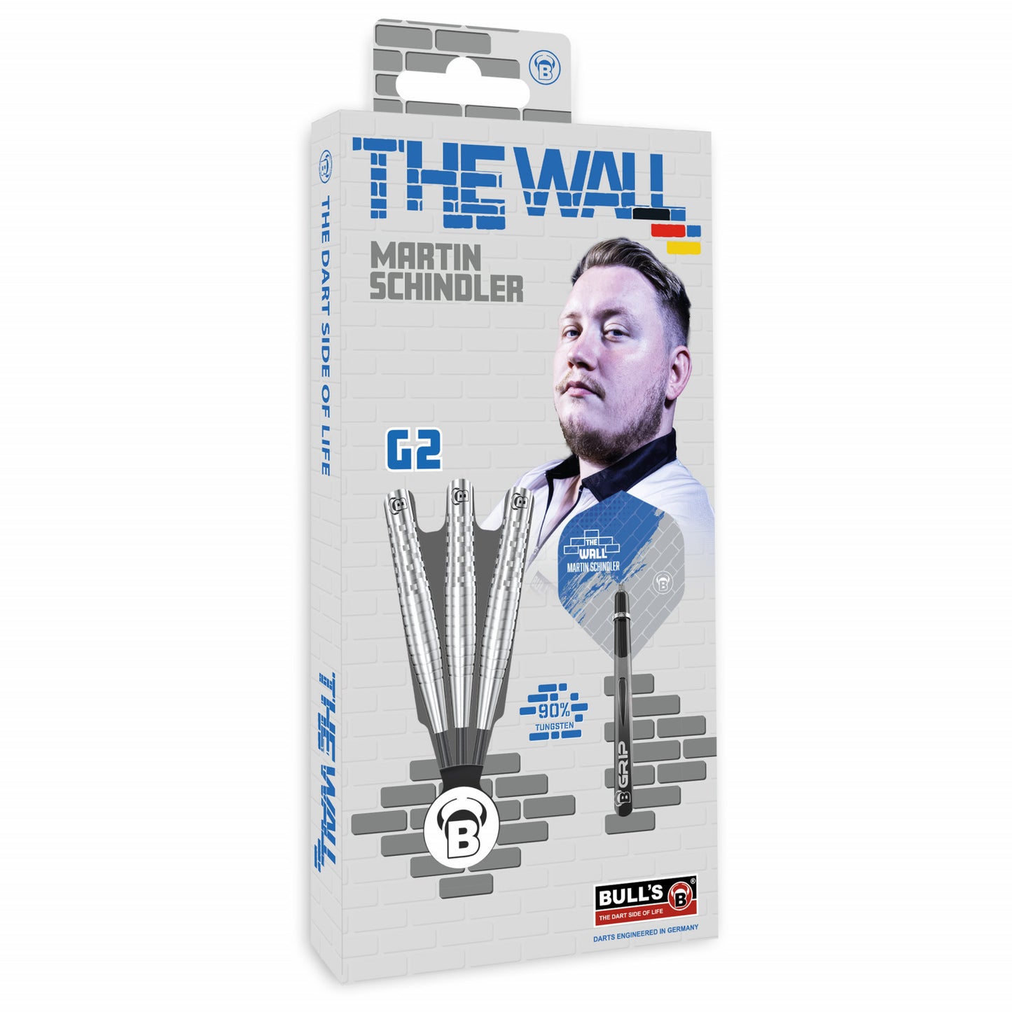 Bull's Martin Schindler Generation 2 90% Tungsten Steeldarts