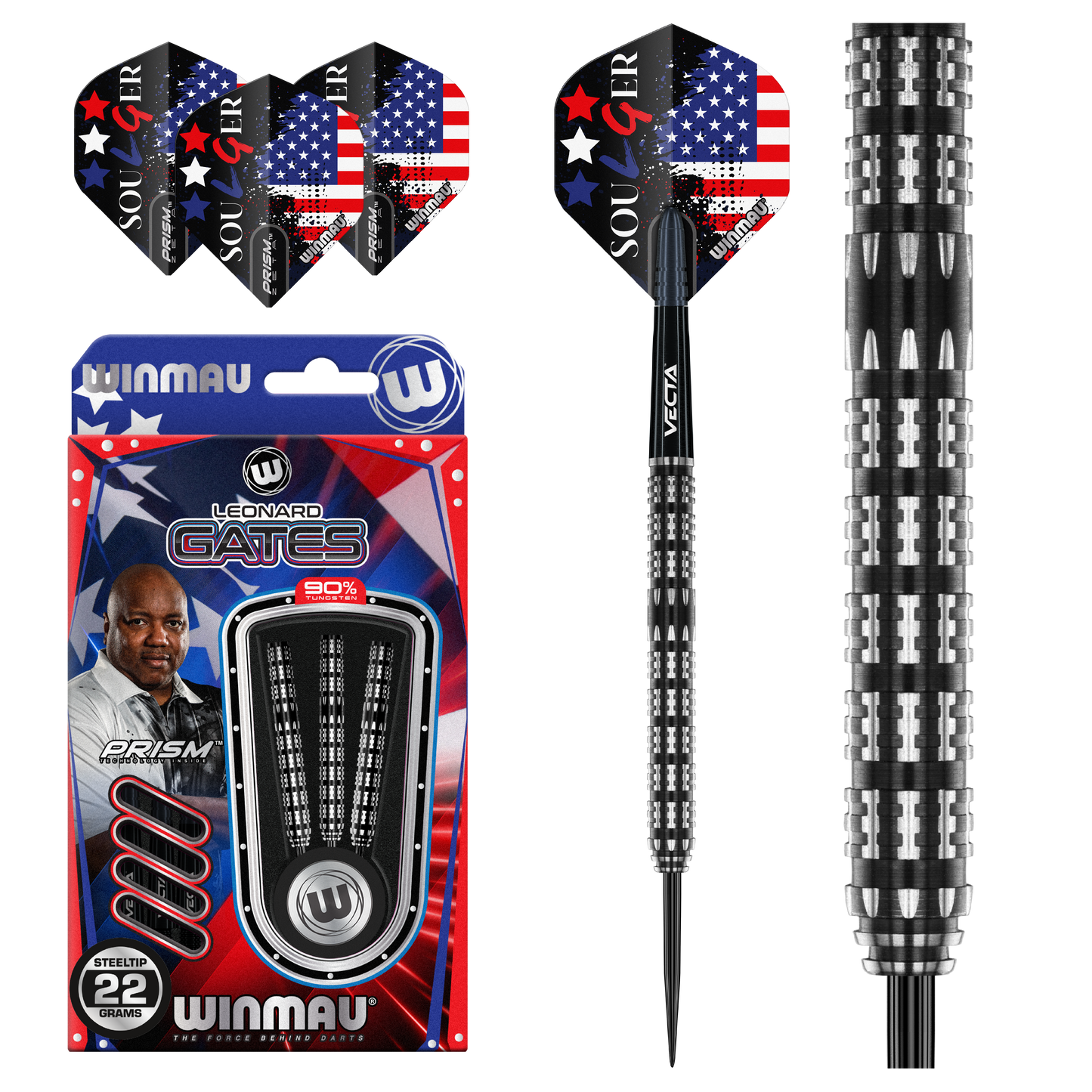 Winmau Leonard Gates 90% Tungsten Steeldarts