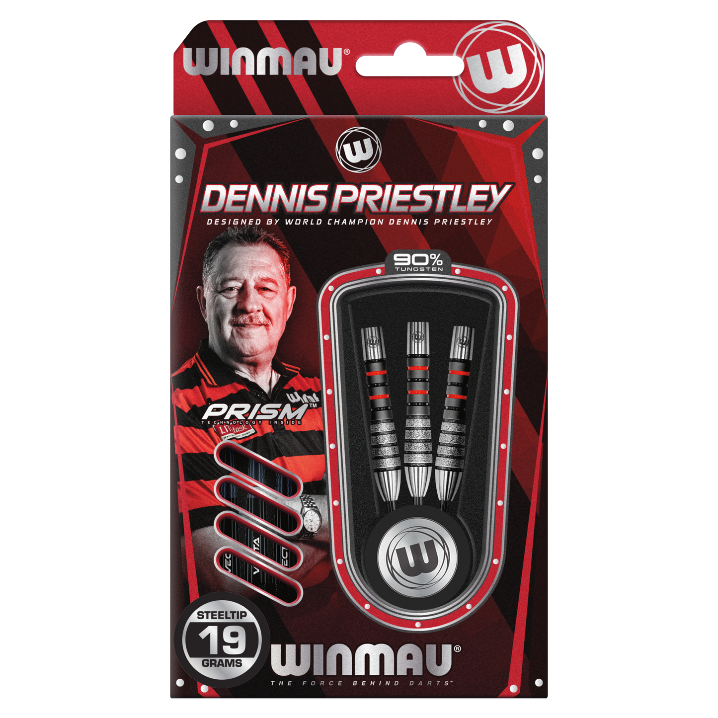 Winmau Dennis Priestley Diamond 3-Zero 90% Tungsten Steeldarts