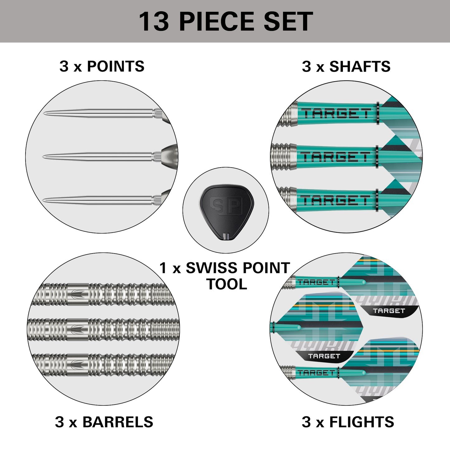 Target Hydro 01 90% Tungsten Swiss Point Steeldarts