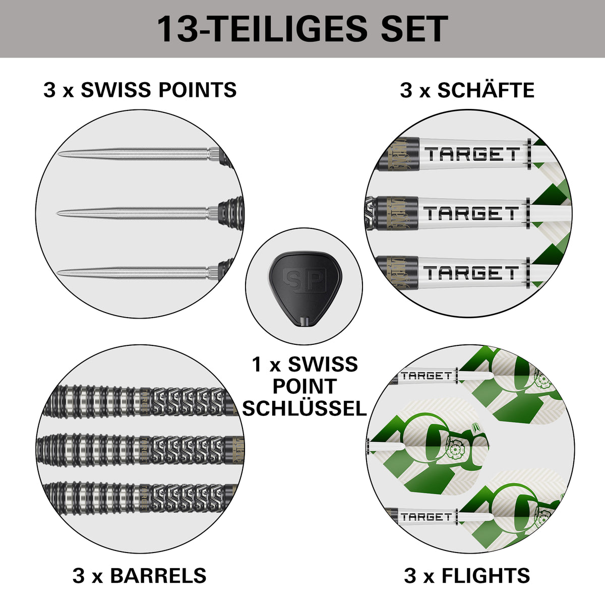 Target Charlie Manby G1 95% Tungsten Swiss Point Steeldarts