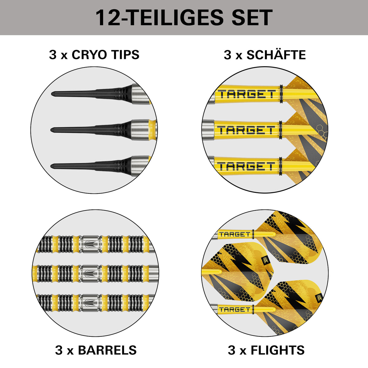 Target Buzz 11 90% Tungsten Softdarts