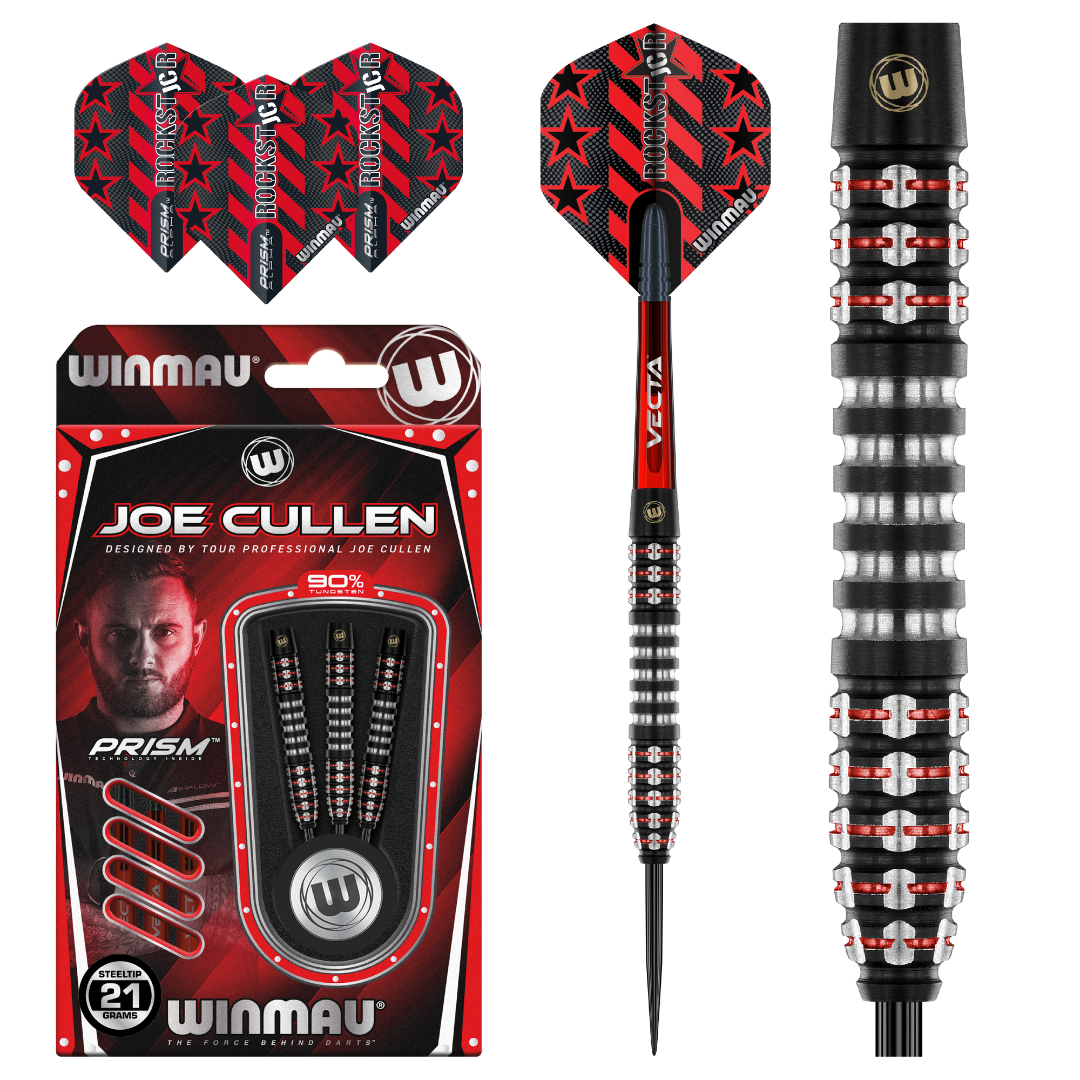 Winmau Joe Cullen Ignition Special Edition 90% wolfraamstaal darts