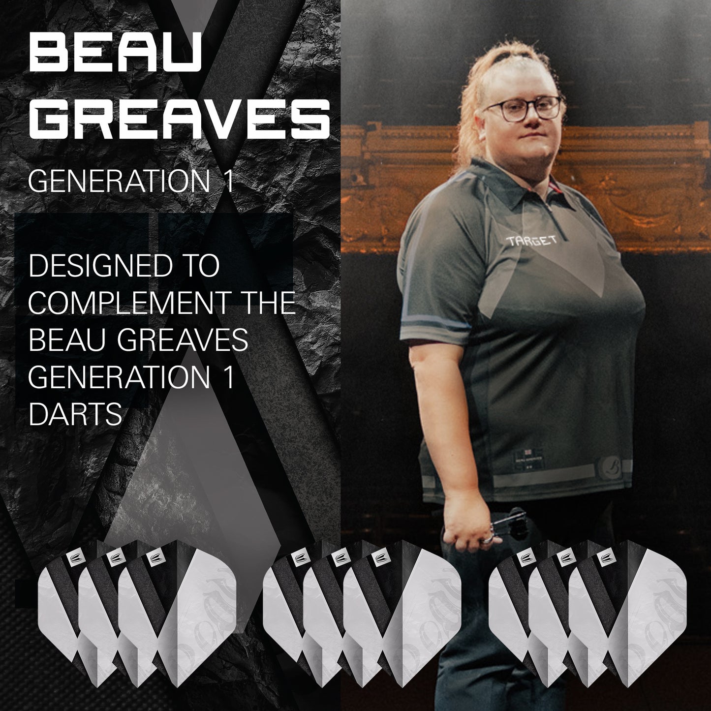 Target Flights Beau Greaves G1 Pro. Ultra NO2 - 3 Sets