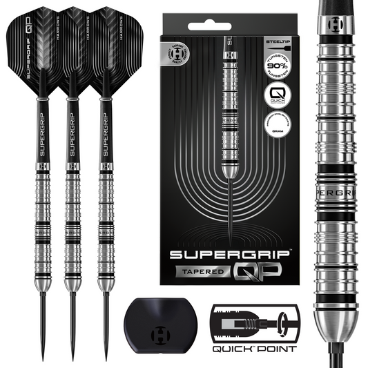 Harrows Supergrip QP Tapered 90% Tungsten Steeldarts