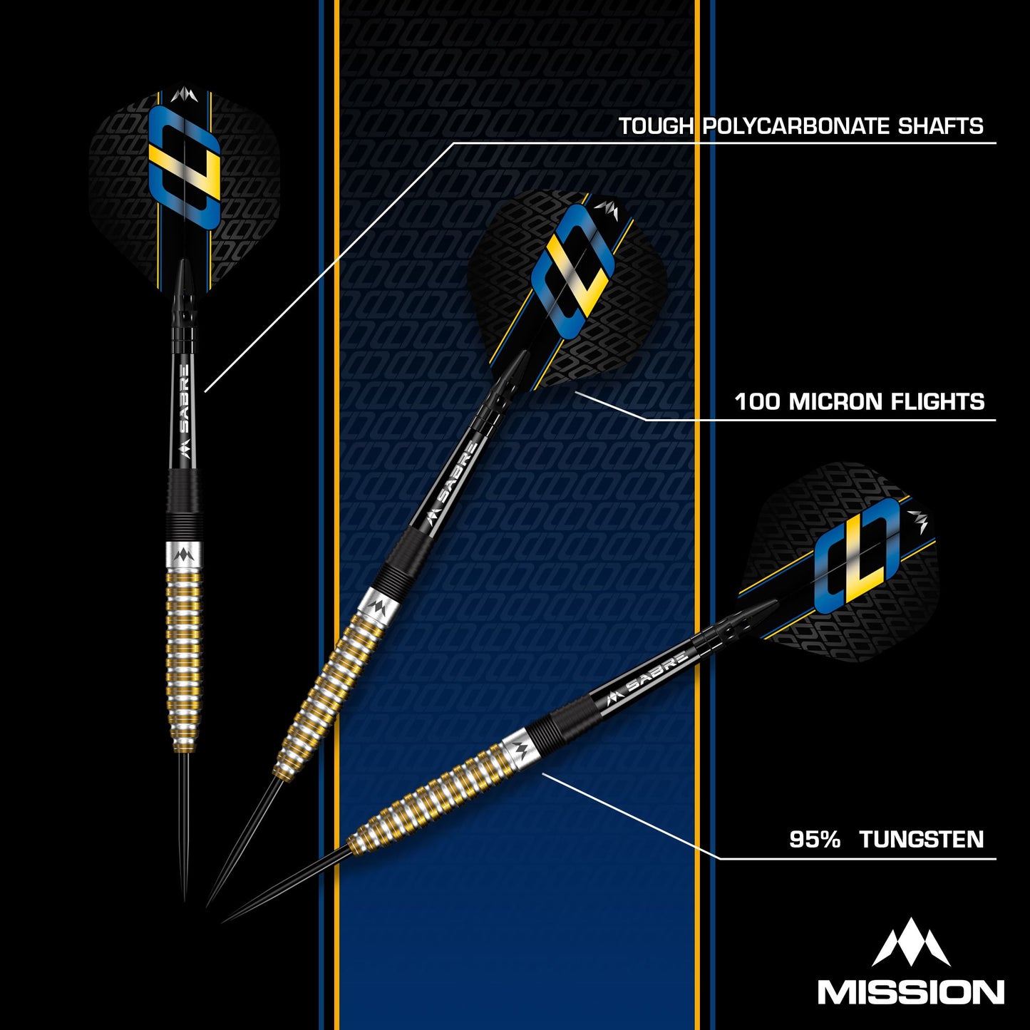 Missie Oskar Lukasiak 95% Tungsten Steel darts