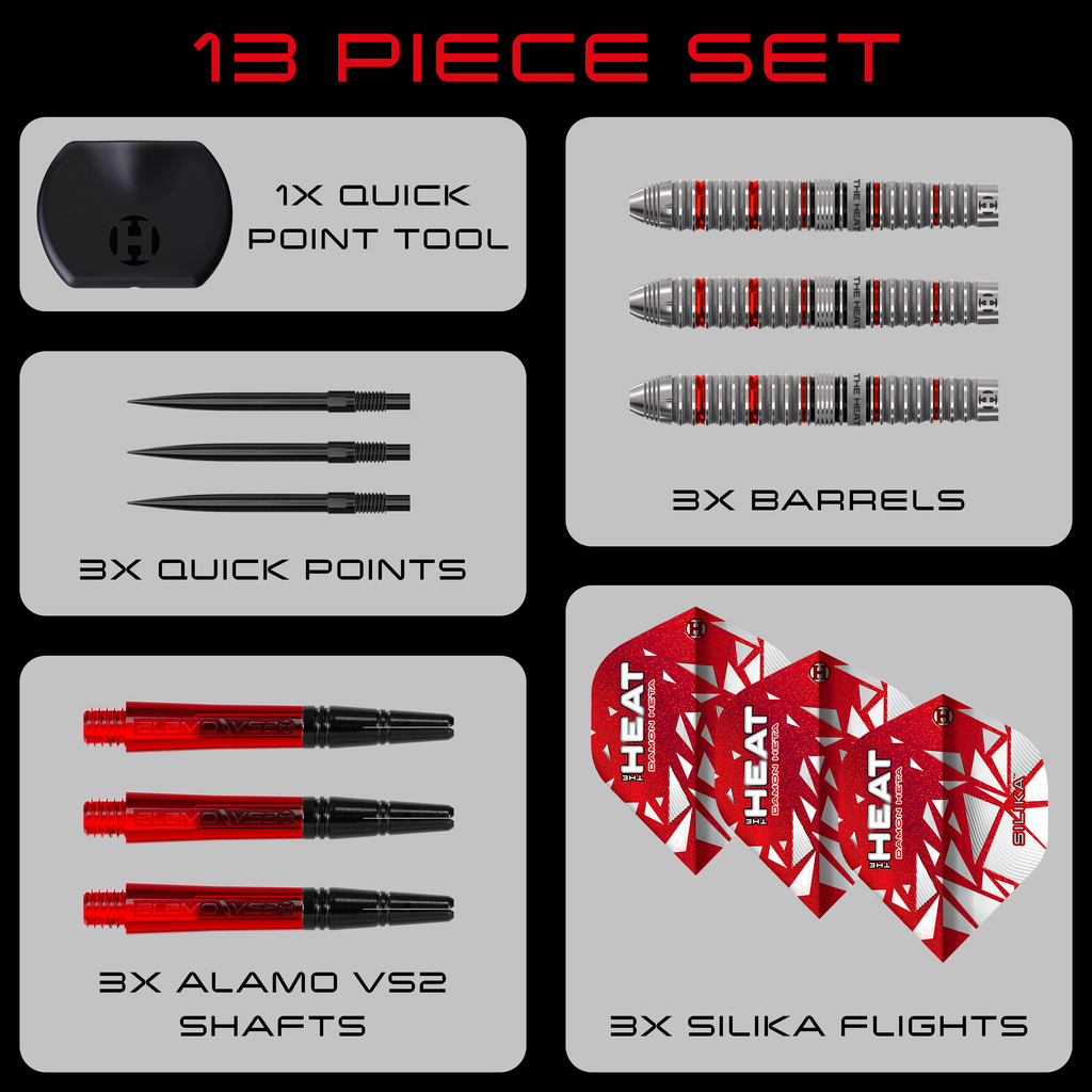 Harrows Damon Heta Series 4 90% Tungsten Steeldarts