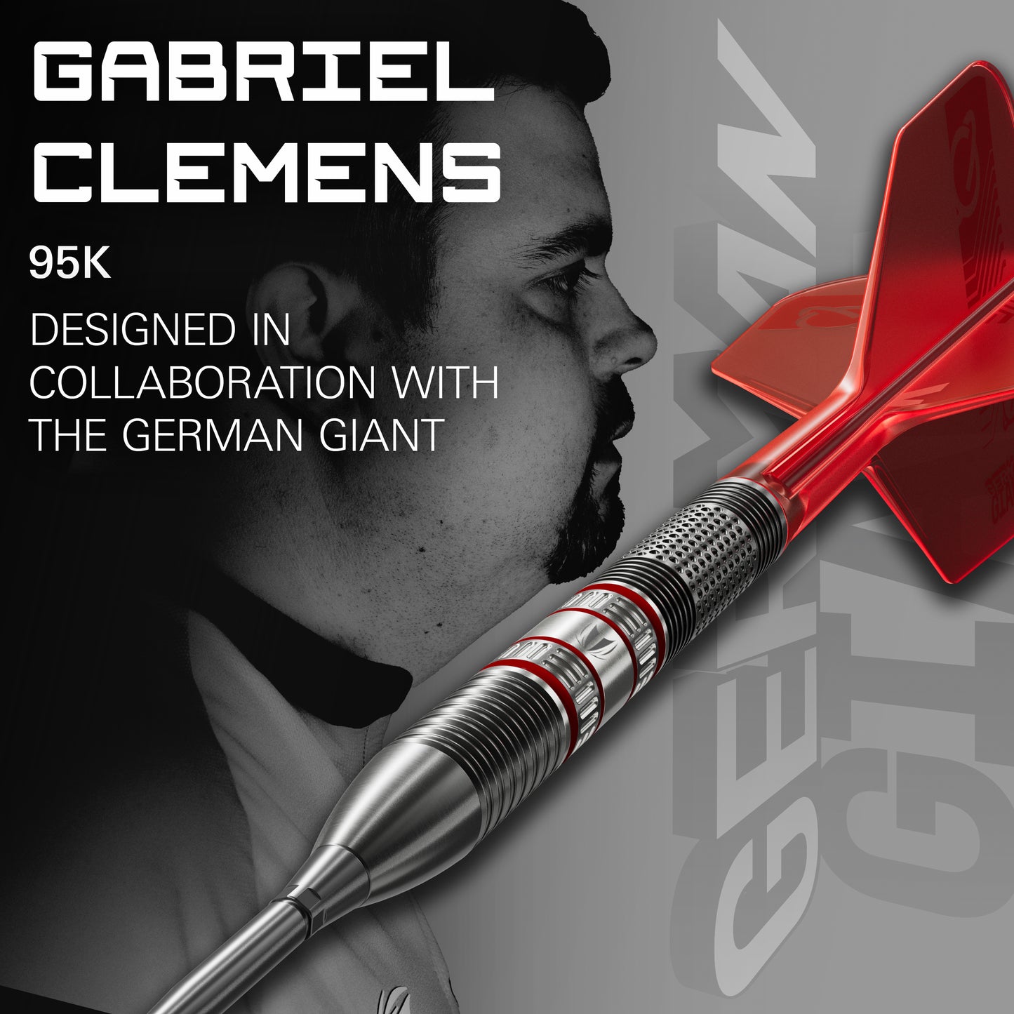 Target Gabriel Clemens 95K 95% Tungsten Swiss Point Steeldarts