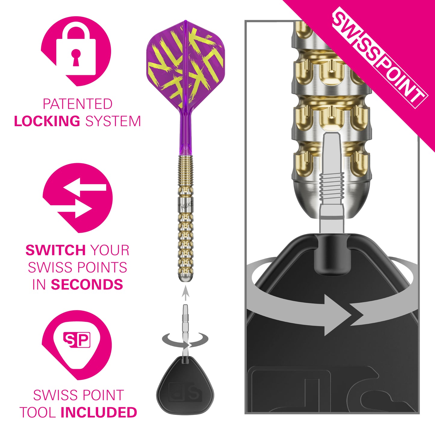 Target Luke Littler G1 Prodigy 90% Tungsten Swiss Point Steeldarts