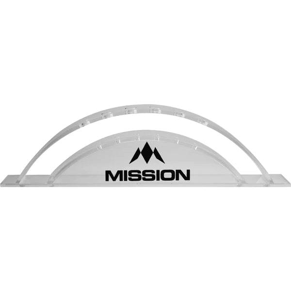 Mission dartstation van acrylglas (6-voudig)
