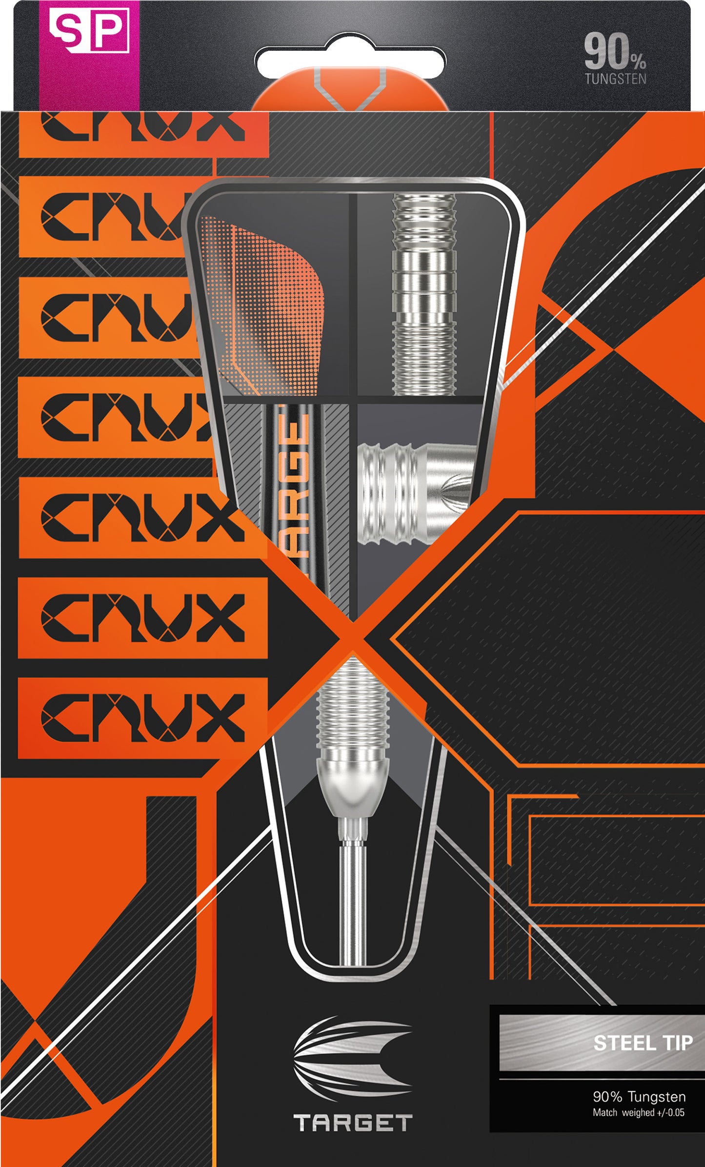 Target Crux 01 90% Tungsten Swiss Point Steeldarts