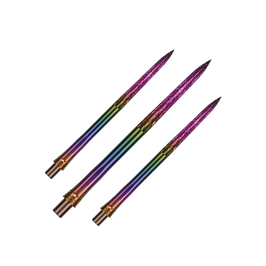 Precise180 Steeldartspitzen - Rainbow - Roughed