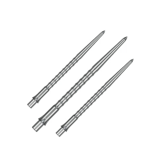 Precise180 Steeldartspitzen - Silber - Ripple