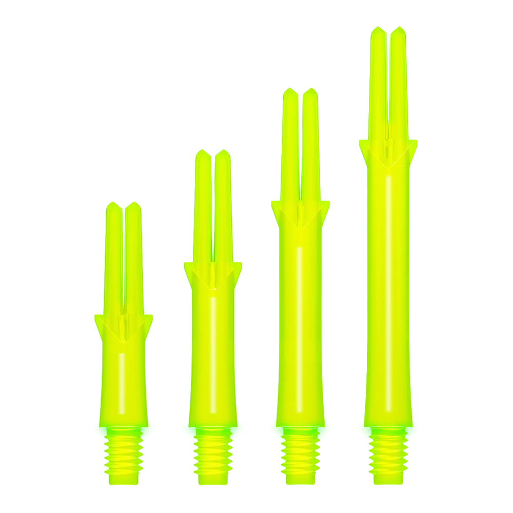 L-Style Locked Straight Shafts - Neon Gelb
