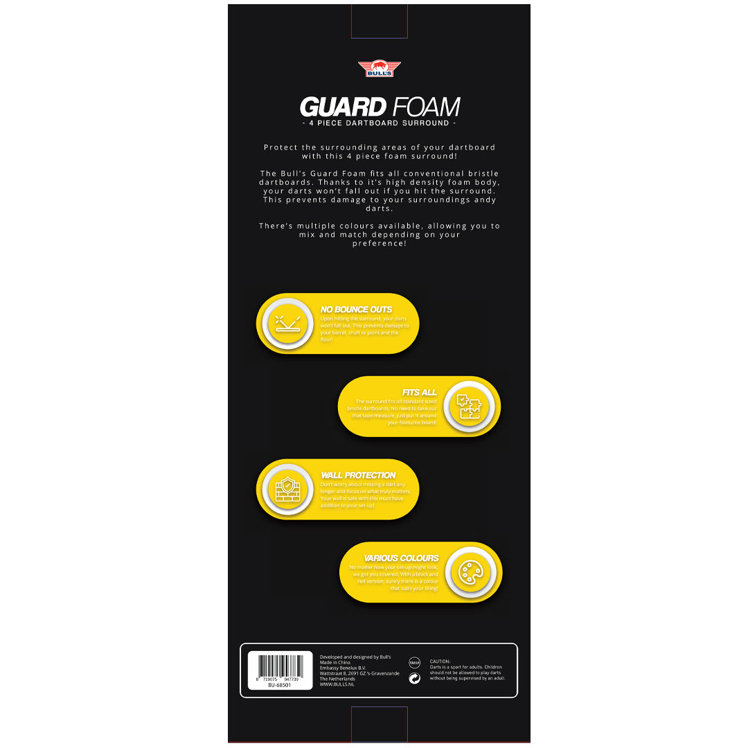 Bull's NL Guard Dartboard Surround - Schwarz