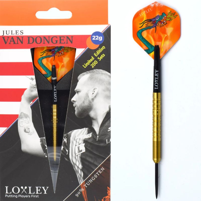 Loxley Jules van Dongen Limited Edition 90% wolfraamstaal darts (22 g)