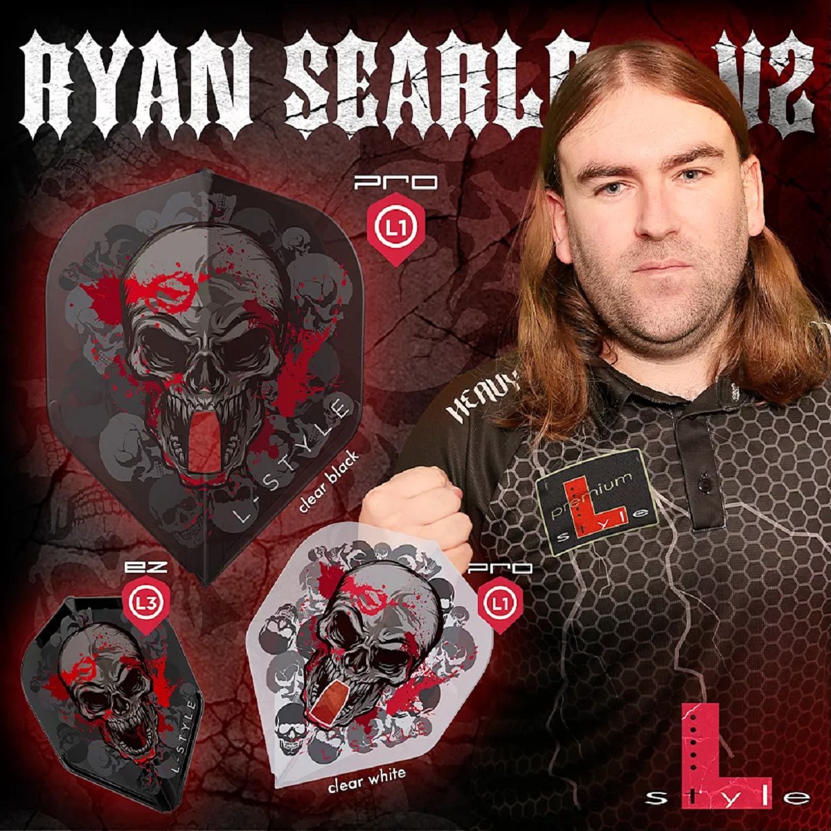 L-stijl Champagne Flight Pro - Ryan Searle V2 - Standaard