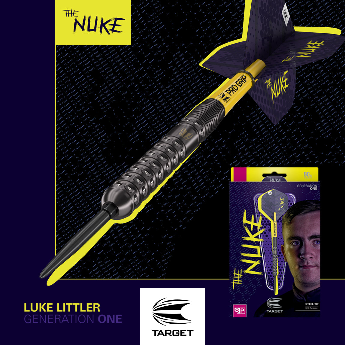 Target Luke Littler 90% Tungsten Swiss Point Steeldarts