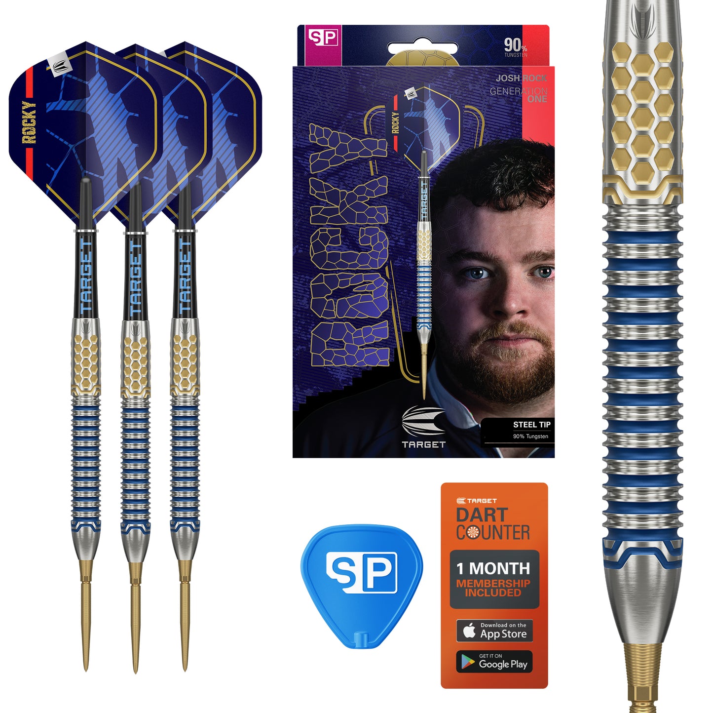 Target Josh Rock G1 90% Tungsten Steeldarts