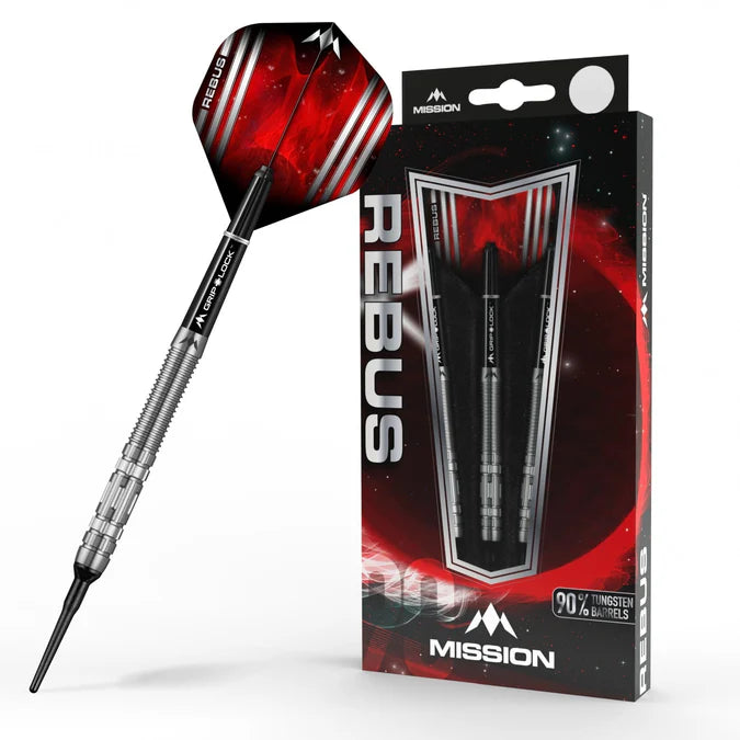 Mission Rebus 90% wolfraam zachte darts