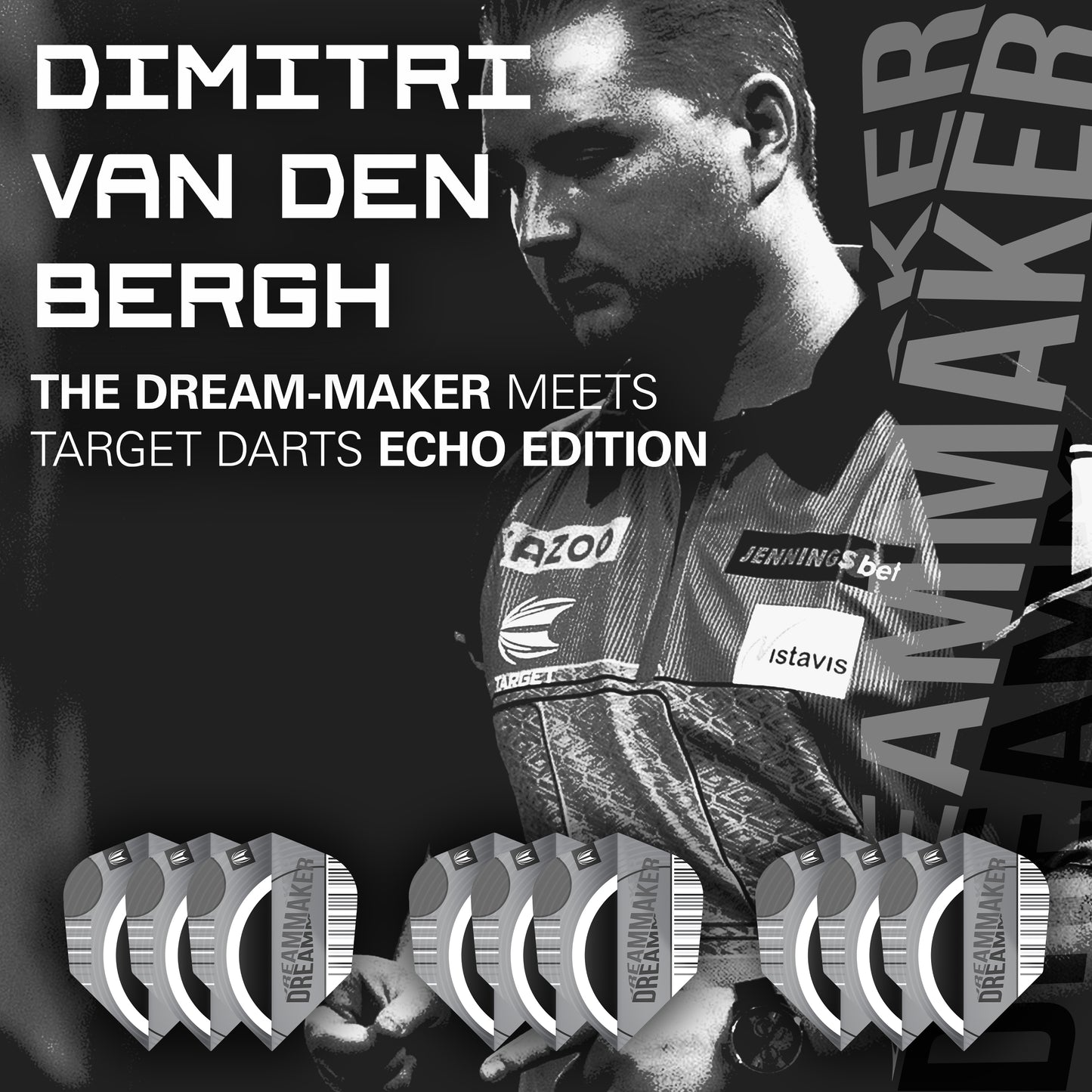 Target Flights Dimitri van den Bergh x Echo Pro. Ultra NO6 - 3 Sets