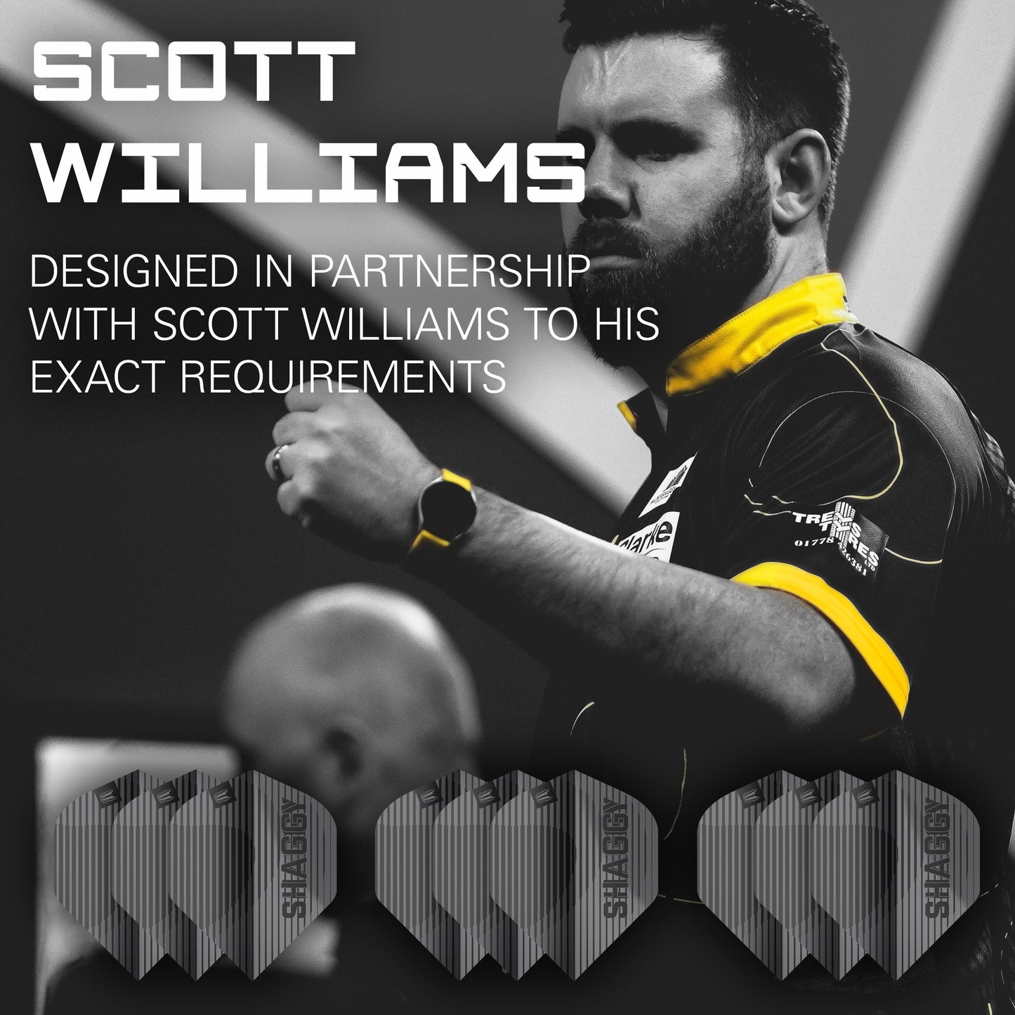 Target Flights Scott Williams Black Pro. Ultra NO2 - 3 Sets