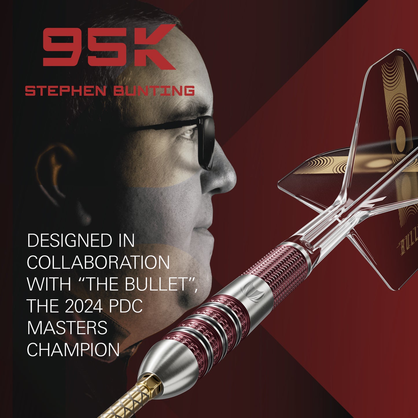 Target Stephen Bunting 95K 95% Tungsten Swiss Point Steeldarts