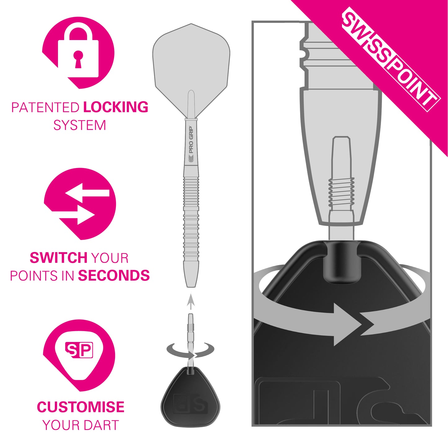 Target Swiss Nano Storm Point - Gold