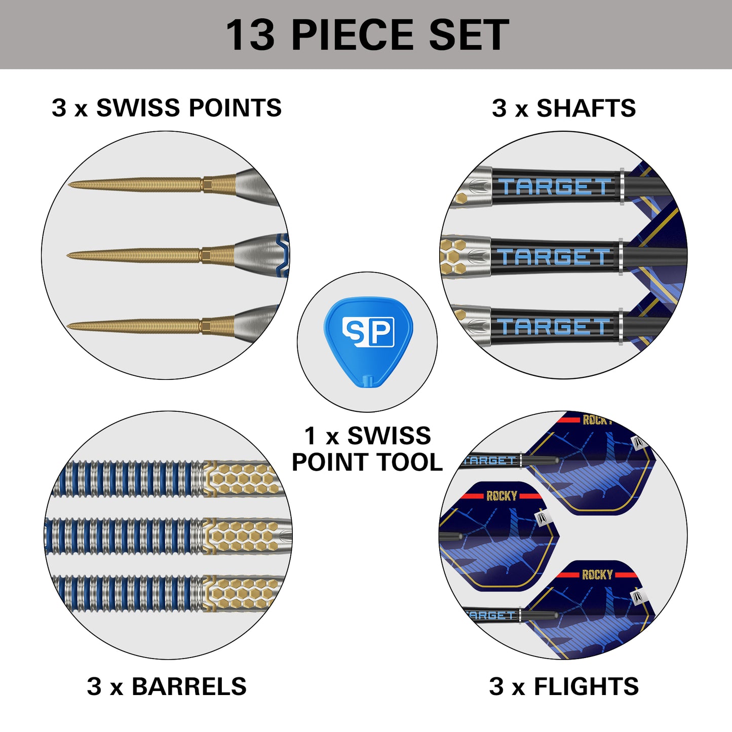 Target Josh Rock G1 90% Tungsten Steeldarts