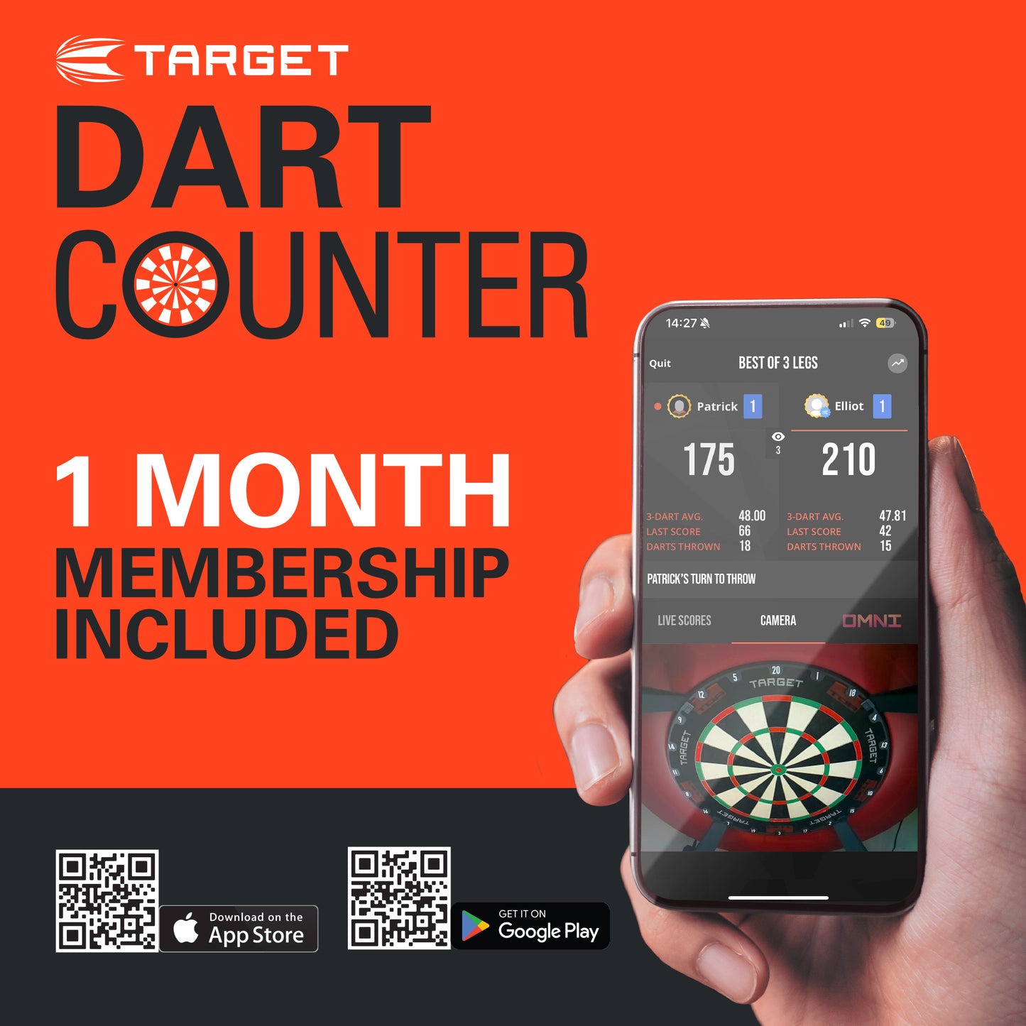 Target Josh Rock G1 90% Tungsten Steeldarts
