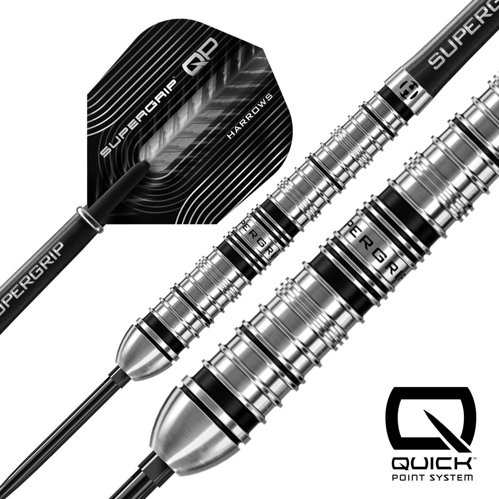 Harrows Supergrip QP Tapered 90% Tungsten Steeldarts