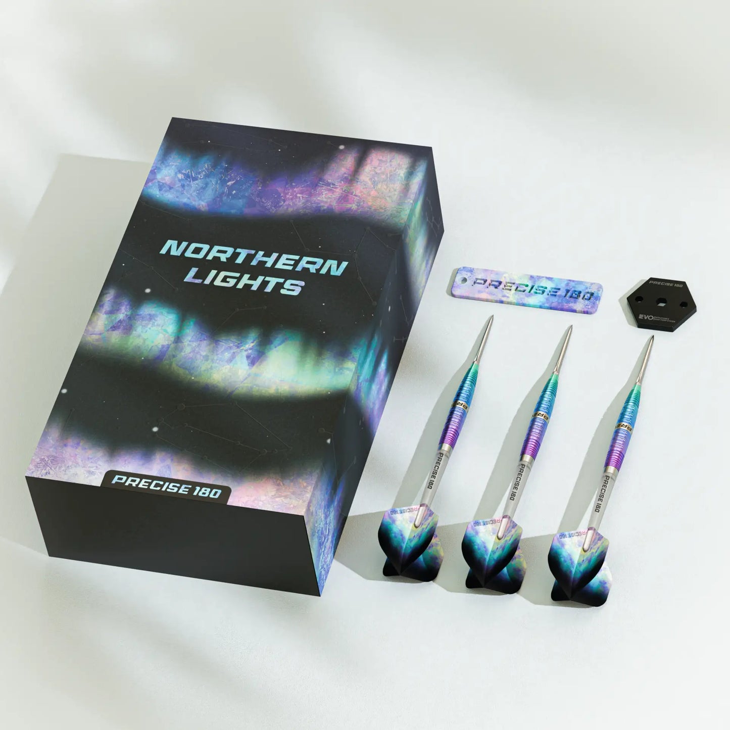 Precise180 Northern Lights 90% Tungsten Steeldarts