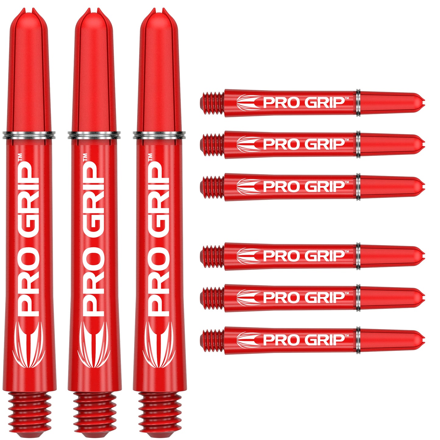 Target Pro Grip Shafts - Rot - 3 Sets
