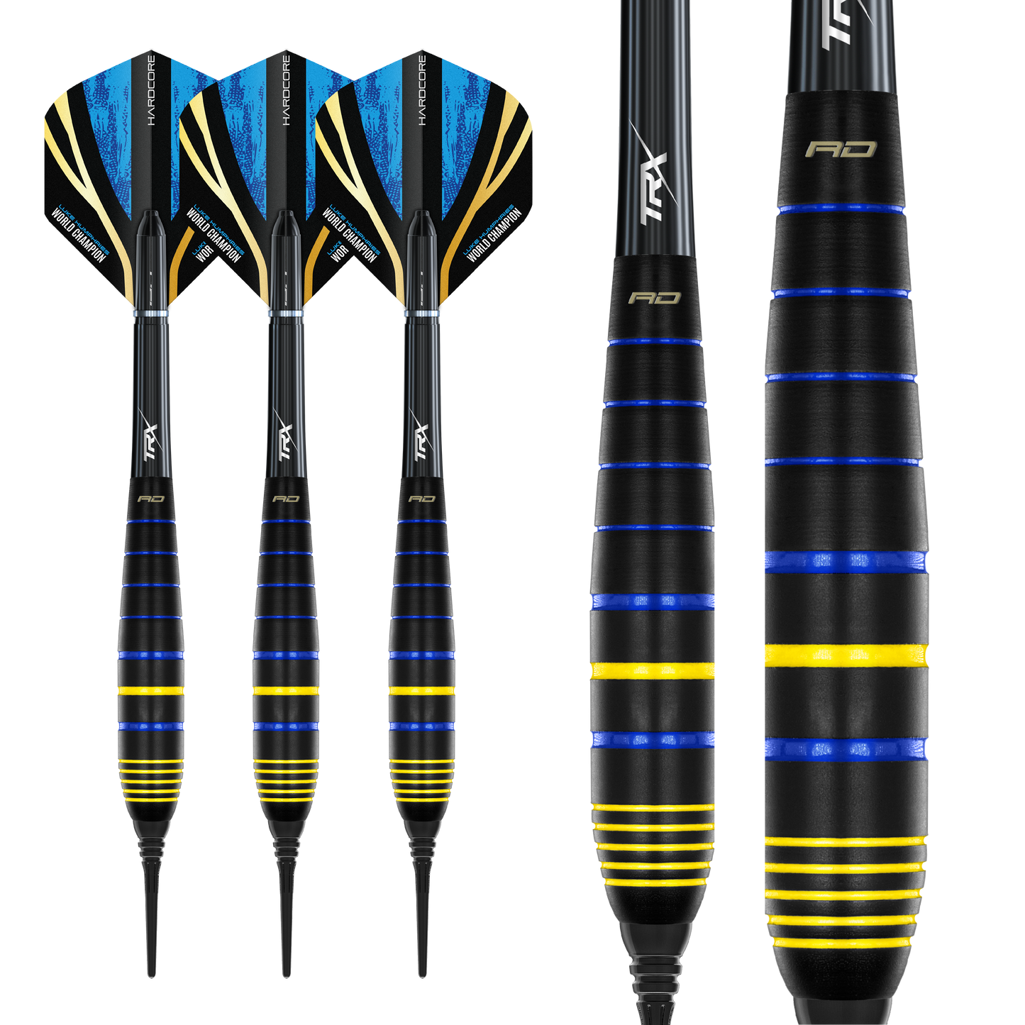 RedDragon Luke Humphries Wereldkampioen Brass Softdarts