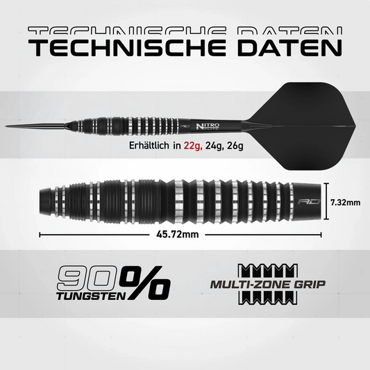 RedDragon Sable Bomb 90% Tungsten Switch Point Steeldarts