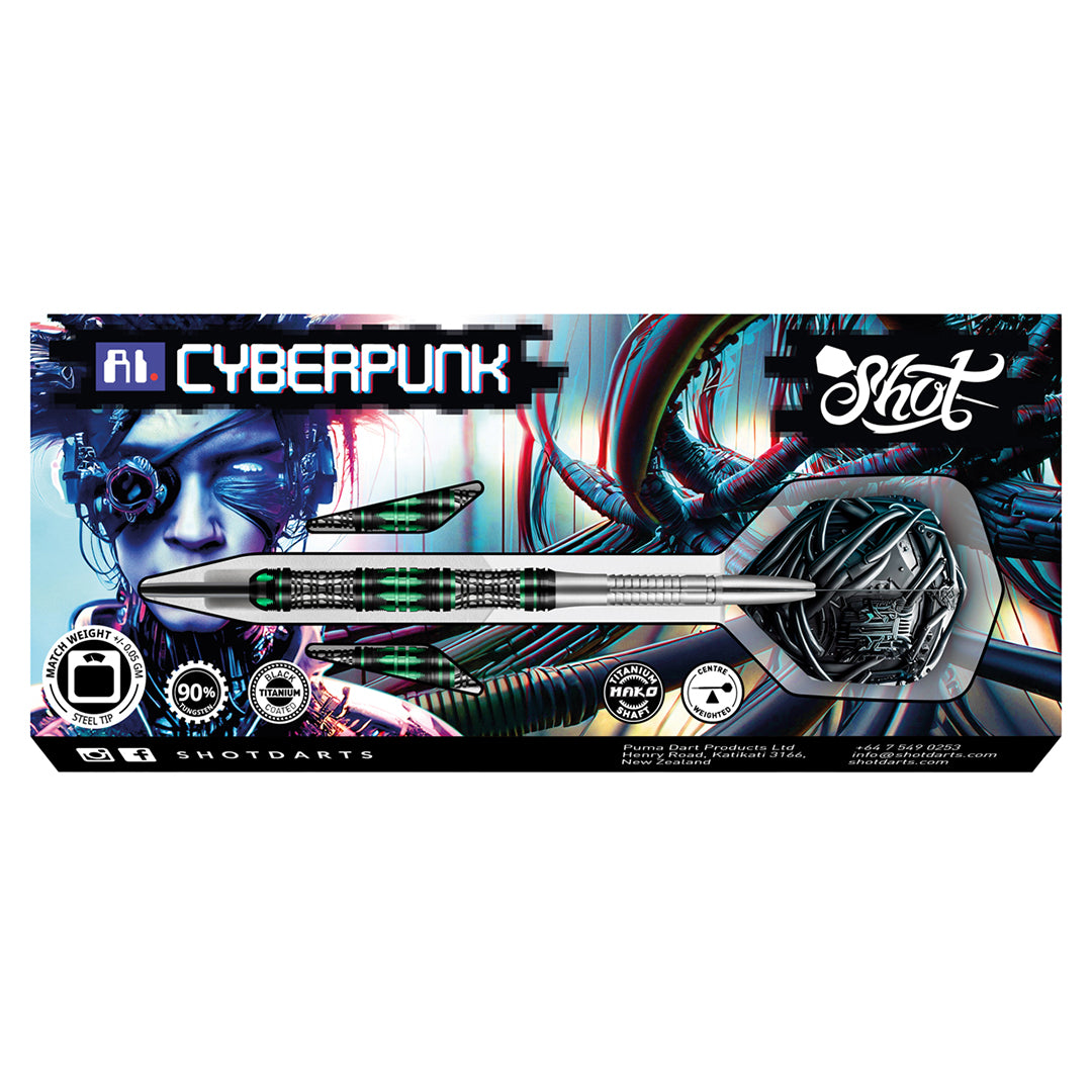 Shot AI Cyberpunk 90% wolfraamstaal darts