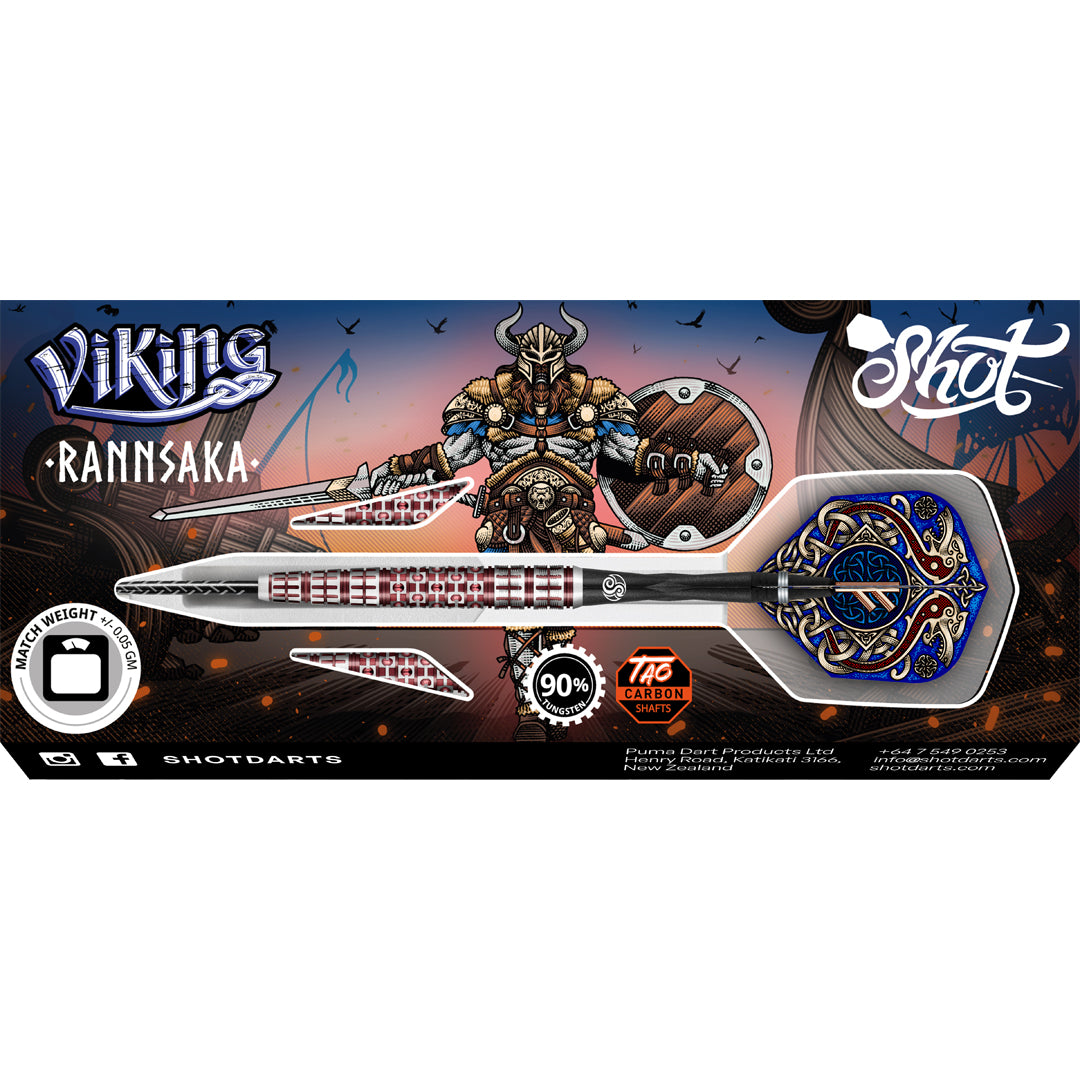 Shot Viking Rannsaka 90% Tungsten Steeldarts