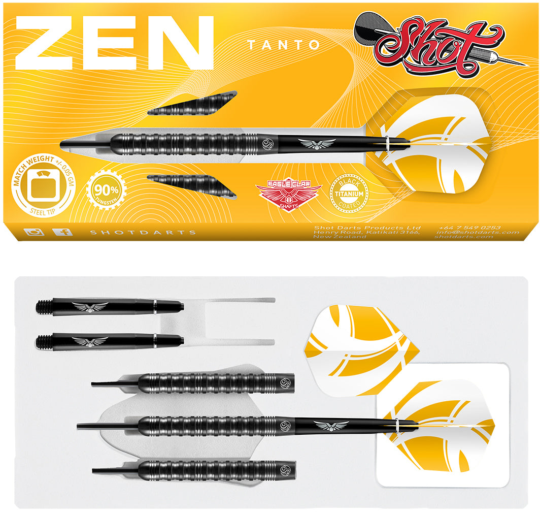 Shot Zen Tanto 90% Tungsten stalen darts
