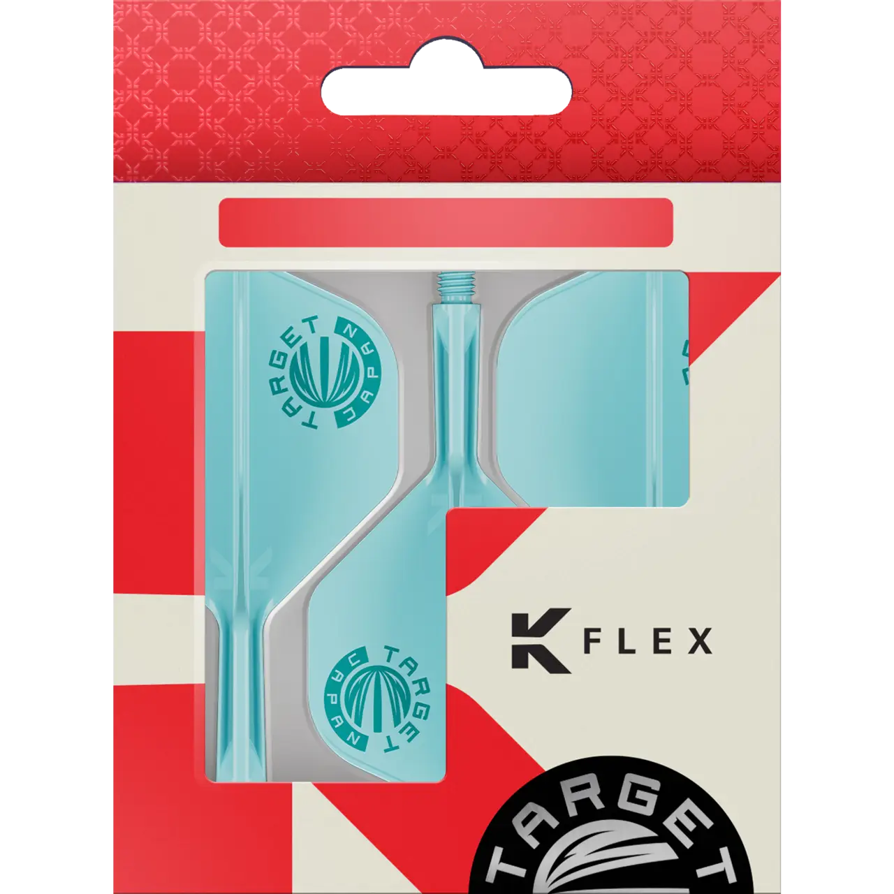 Target Japan K-Flex Flight / Shaft System NO2 - Logo Aqua