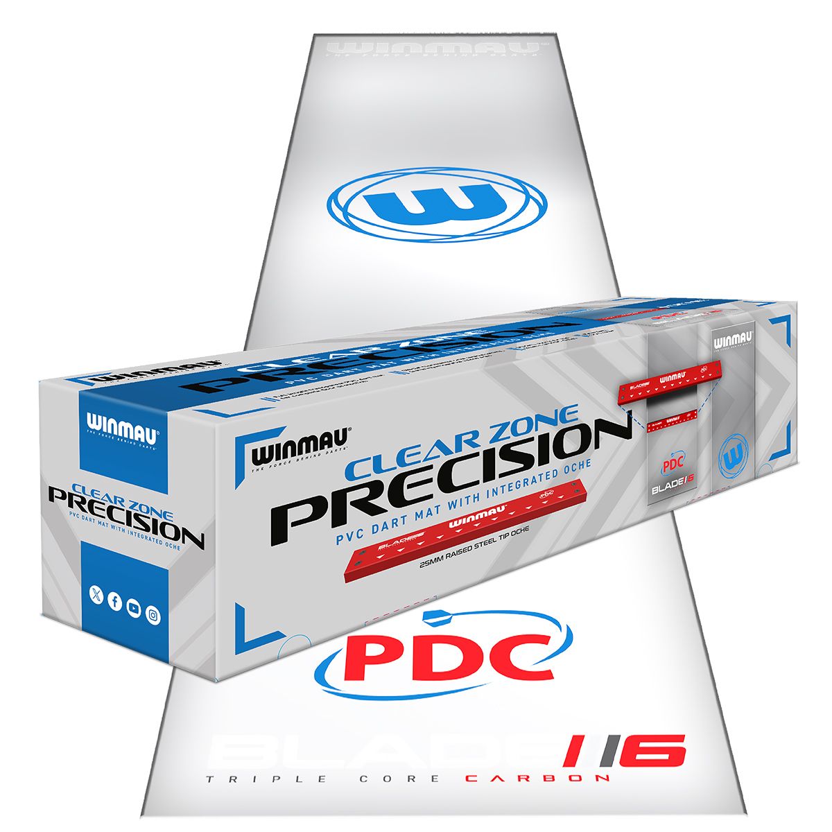 Winmau Clearzone PDC Dartmatte