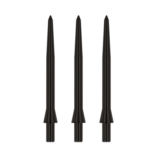 RedDragon Raptor Plain Points - Zwart - 28 mm
