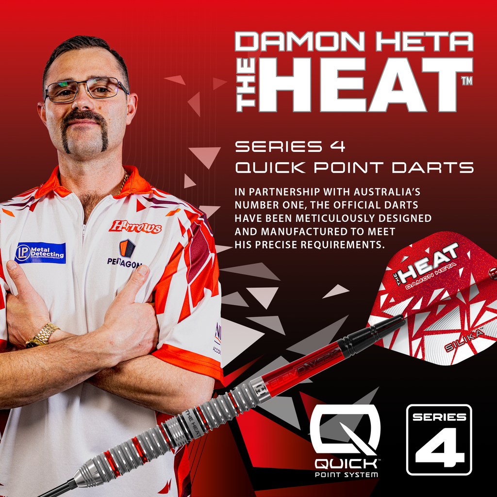 Harrows Damon Heta Series 4 90% Tungsten Steeldarts
