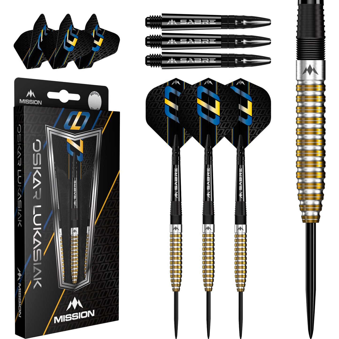 Missie Oskar Lukasiak 95% Tungsten Steel darts