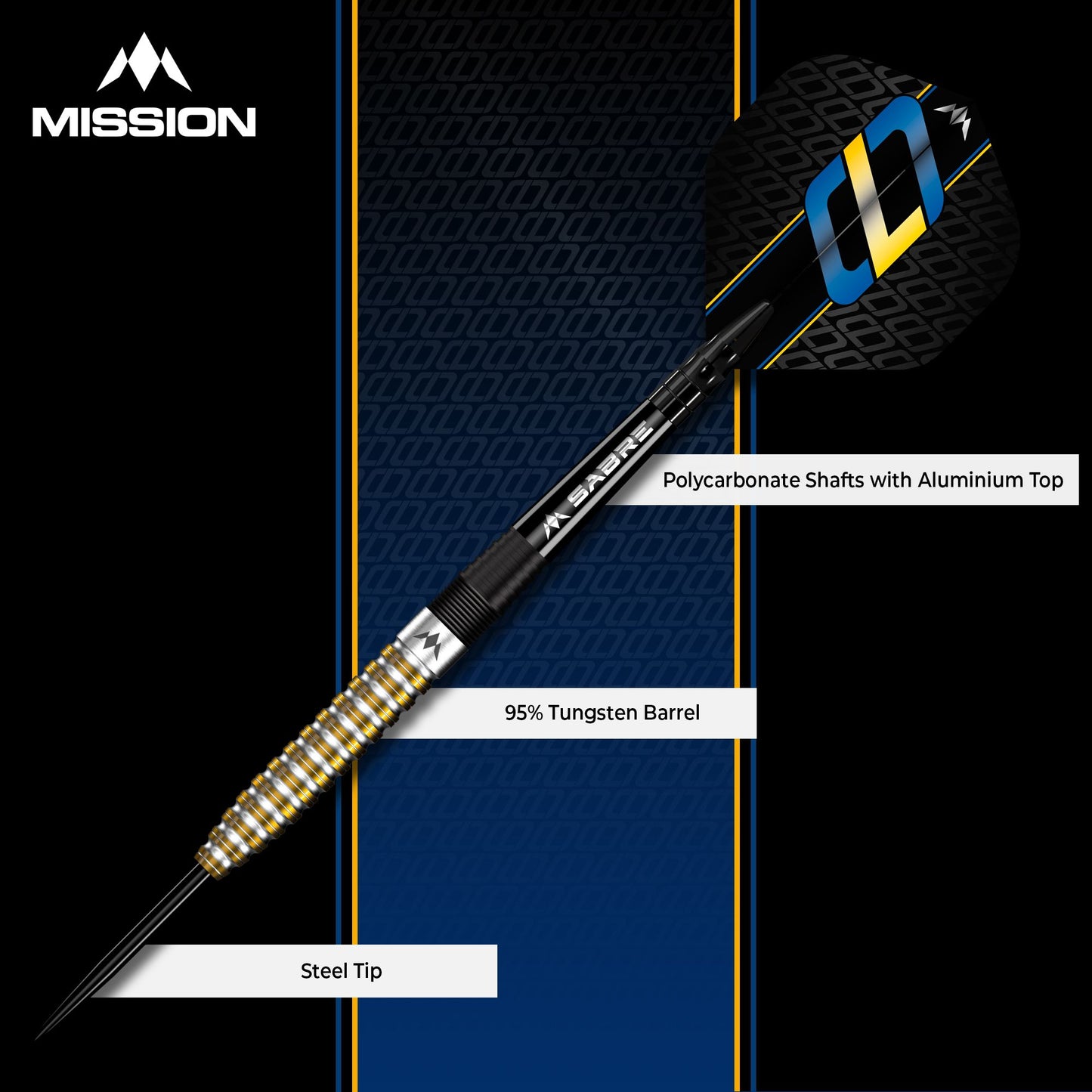 Missie Oskar Lukasiak 95% Tungsten Steel darts