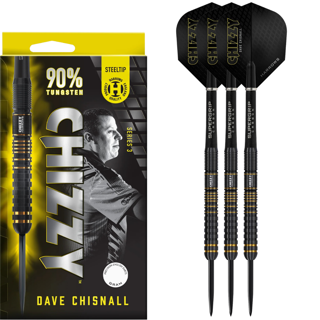 Harrows Dave Chisnall Series 3 90% Tungsten Steeldarts