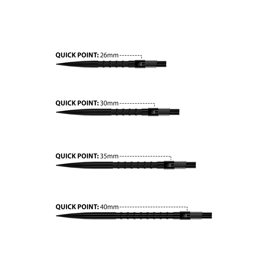 Harrows HM Grip Quick Point - Schwarz