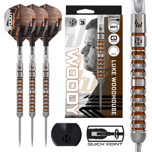 Harrows Luke Woodhouse Series 3 90% Tungsten Steeldarts
