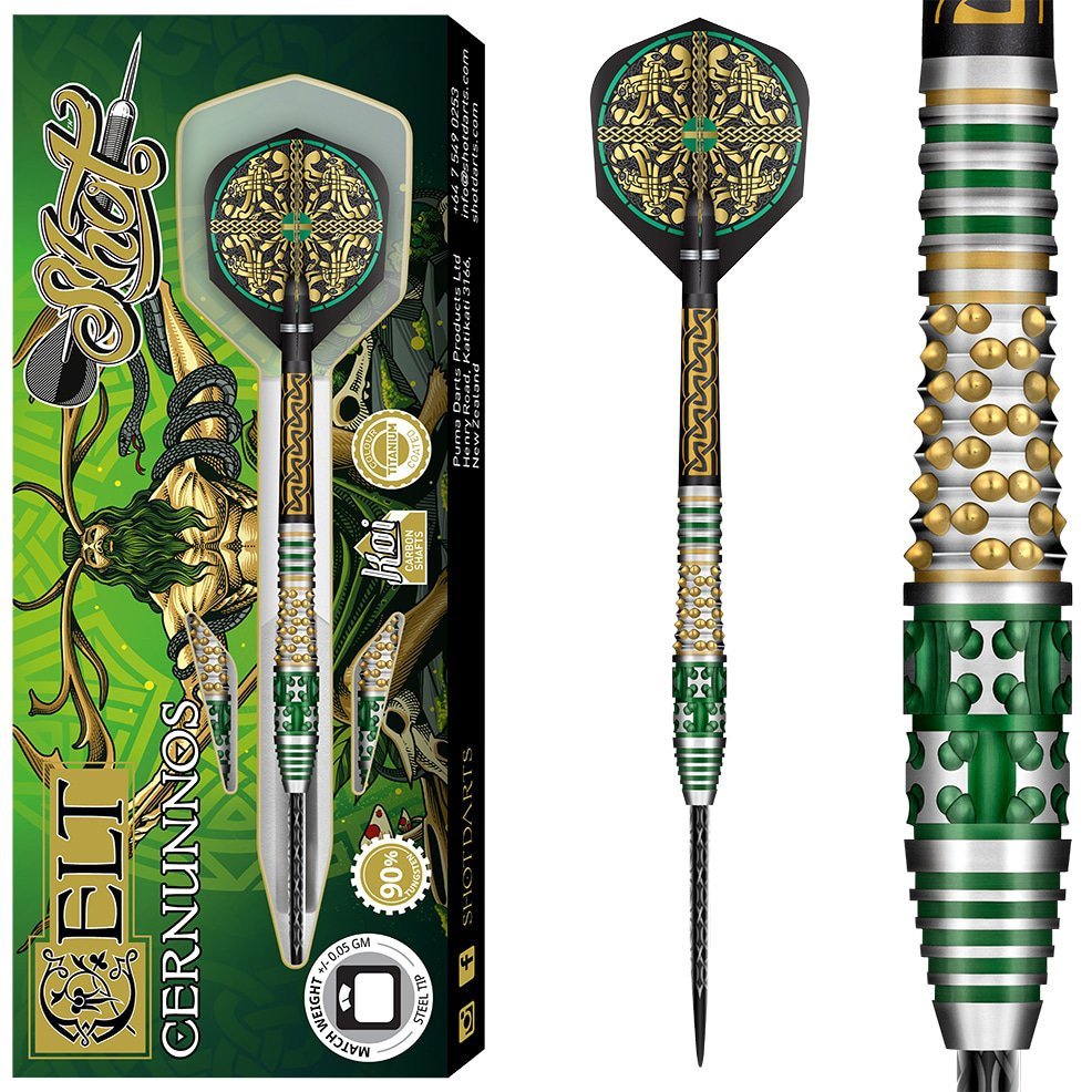 Shot Celt Cernunnos 90% Tungsten Steeldarts