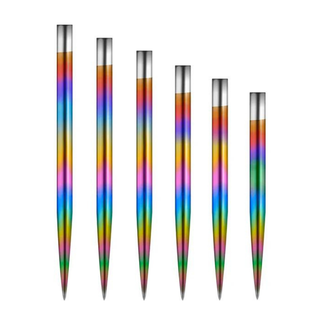 Mission Glide Dartpunten - Regenboog